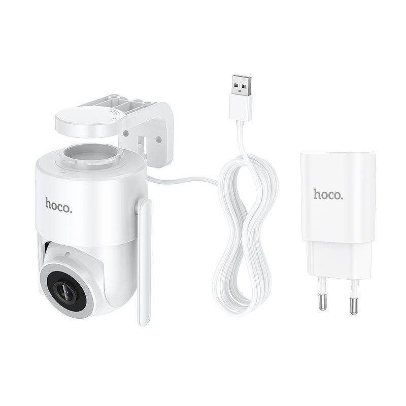 IP-камера відеоспостереження HOCO D10 outdoor monocular PTZ HD camera White (6942007681650) 7