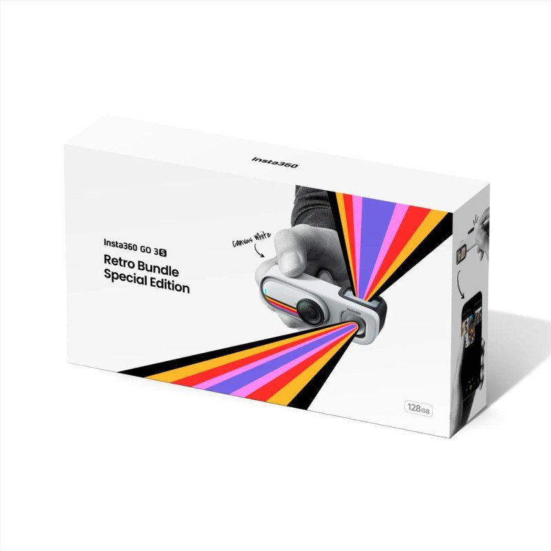 Екшн-камера Insta360 GO 3S Retro Bundle (Special Edition) Canvas White 128G (6942590201402) 2