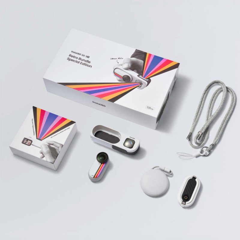 Екшн-камера Insta360 GO 3S Retro Bundle (Special Edition) Canvas White 128G (6942590201402) 7