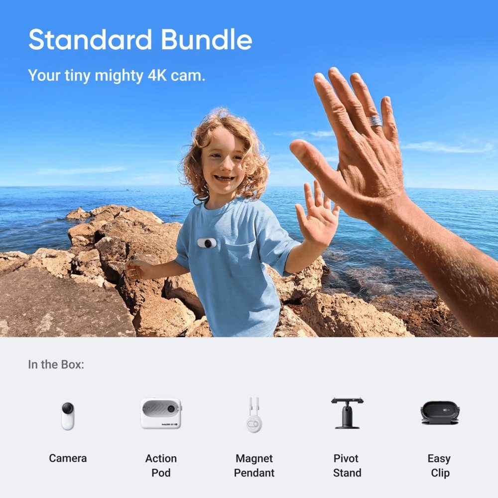 Екшн-камера Insta360 GO 3S Standard Edition Arctic White 128GB (6970357857401) 8