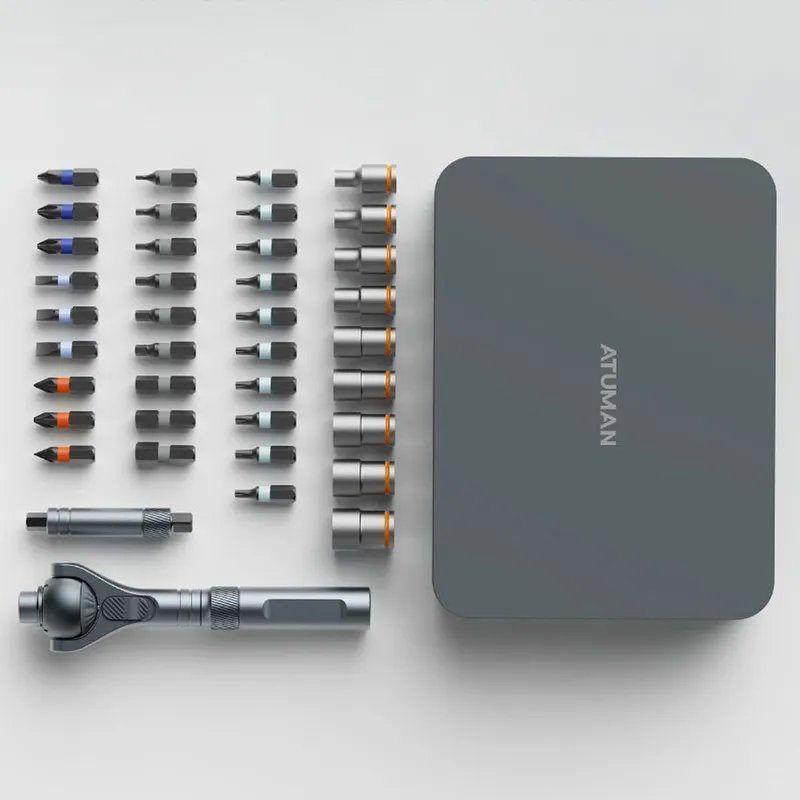 Викрутка з комплектом біт Xiaomi Duke RS2 ratchet screwdriver set gray (RS2) 3