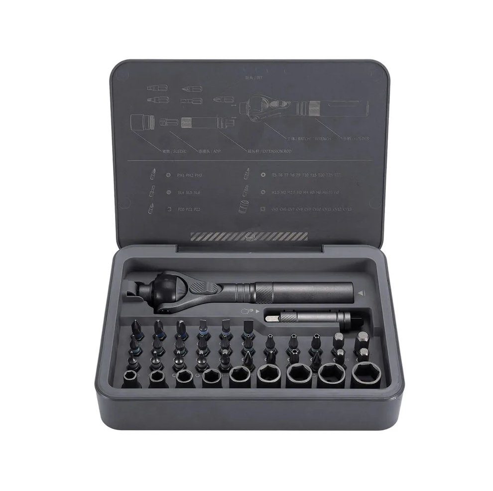 Викрутка з комплектом біт Xiaomi Duke RS2 ratchet screwdriver set gray (RS2) 2