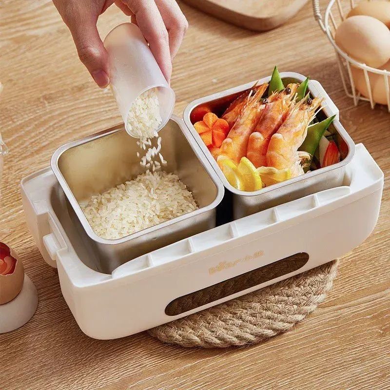 Ланч-бокс з підігрівом Xiaomi Little Bear Double layer Electric Lunch Box DFS C1589 (DFH-C1589) 6