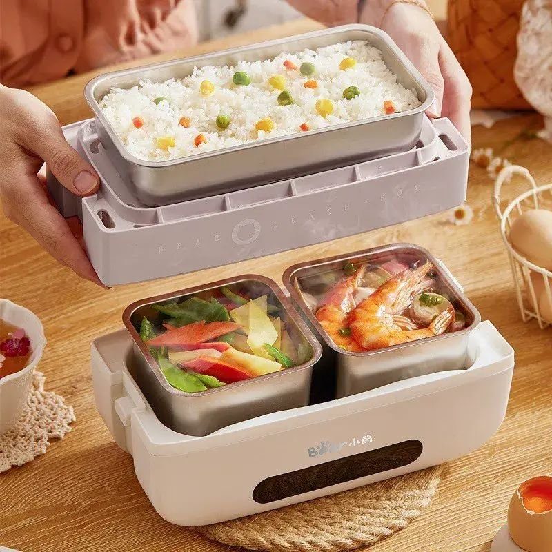 Ланч-бокс з підігрівом Xiaomi Little Bear Double layer Electric Lunch Box DFS C1589 (DFH-C1589) 4
