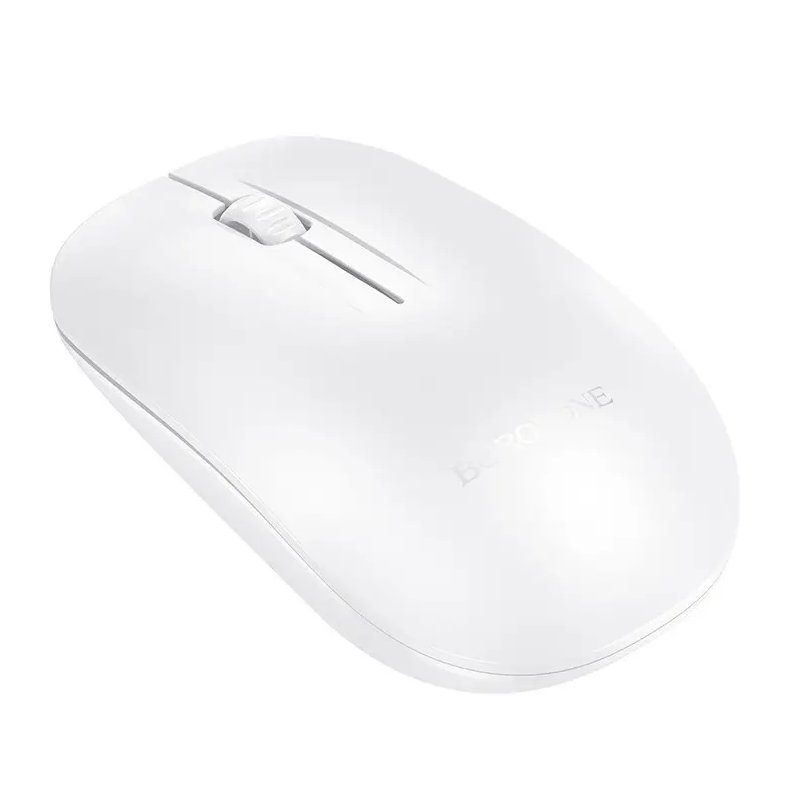 Миша бездротова BOROFONE BG14 Planet 2.4G business wireless mouse White (6941991113383)