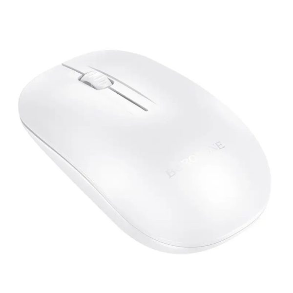 Миша бездротова BOROFONE BG14 Planet 2.4G business wireless mouse White (6941991113383)