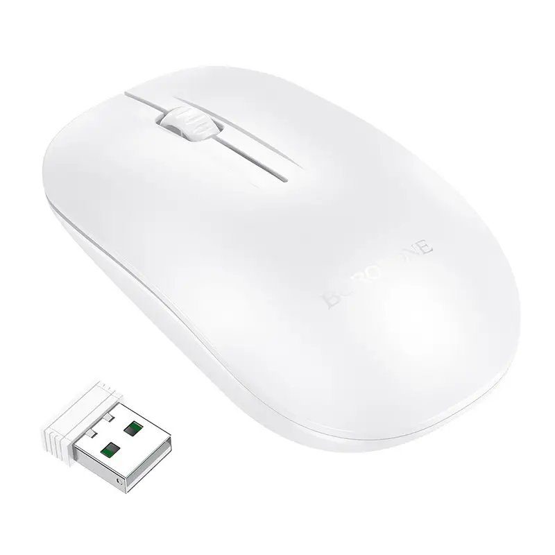 Миша бездротова BOROFONE BG14 Planet 2.4G business wireless mouse White (6941991113383) 4