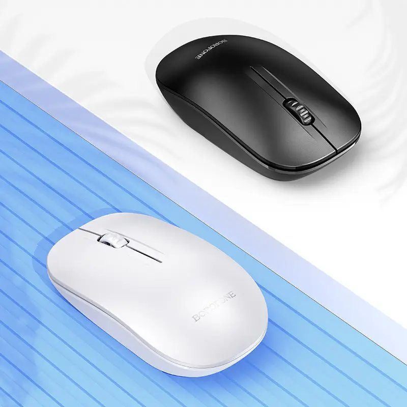 Миша бездротова BOROFONE BG14 Planet 2.4G business wireless mouse White (6941991113383) 5