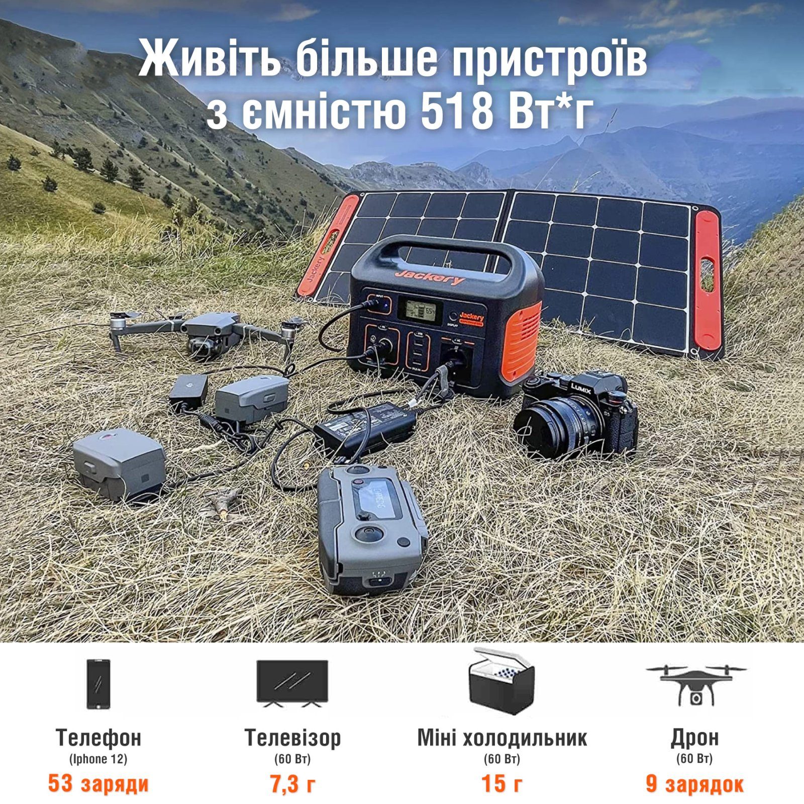 Портативна зарядна станція Jackery Explorer 500EU (Jackery Explorer 500EU) 4