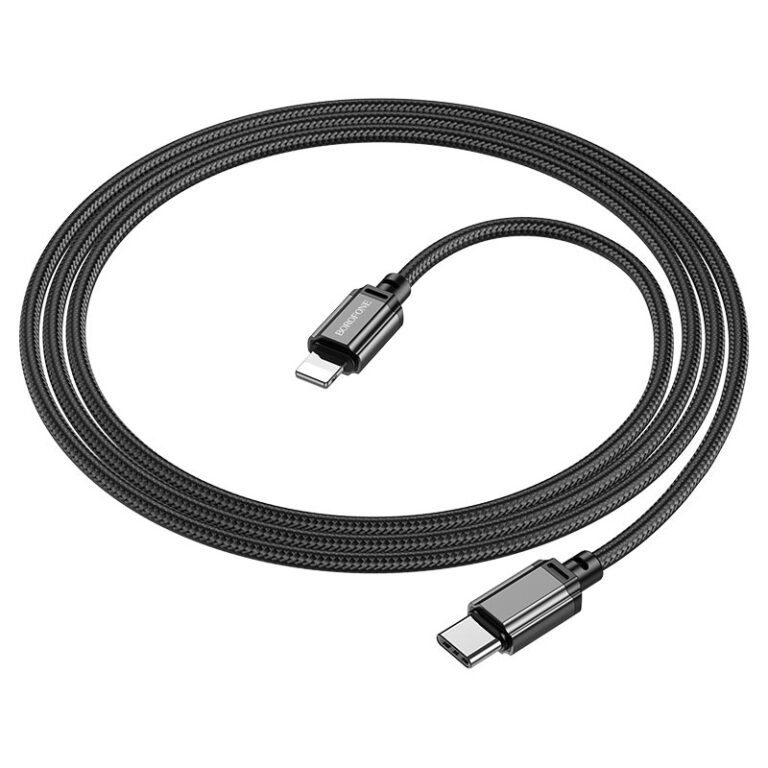 Кабель BOROFONE BX87 Sharp PD charging data cable for iP Black (6974443388985) 3