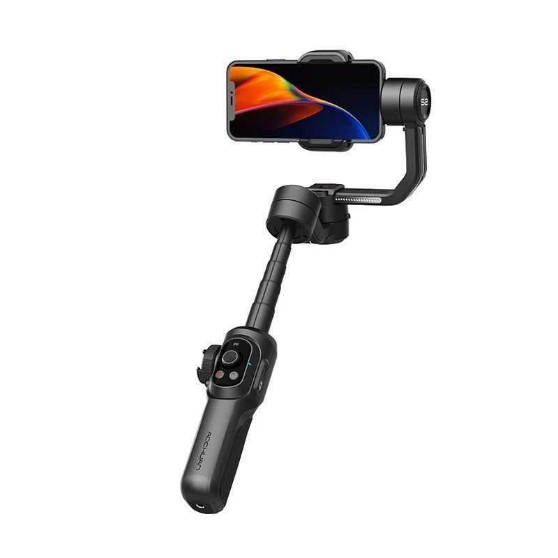 Триосьовий стабілізатор AOCHUAN Professional Gimbal Stabilizer for Smartphone SMART S2 Чорний (AOCHUAN-SMARTS2-B) 4