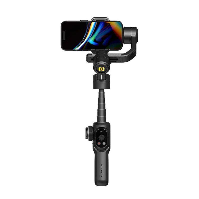 Триосьовий стабілізатор AOCHUAN Professional Gimbal Stabilizer for Smartphone SMART S2 Чорний (AOCHUAN-SMARTS2-B) 6