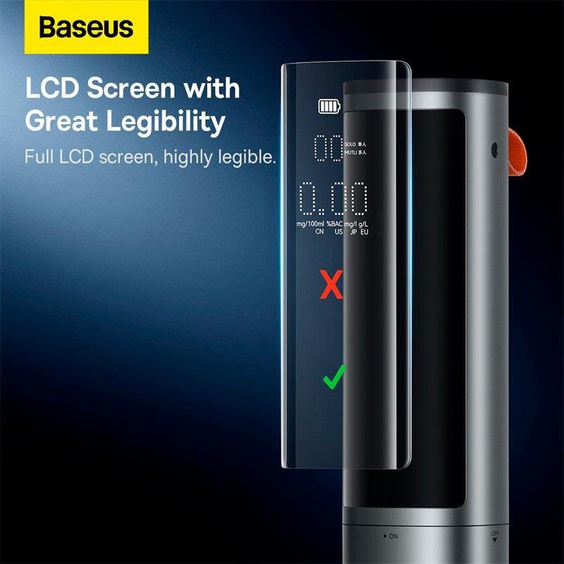 Алкотестер Baseus SafeJourney Pro Series Breathalyzer, Space Grey (CRCX060014) 7