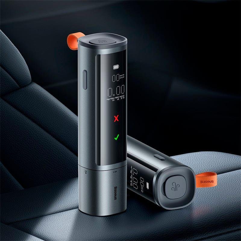 Алкотестер Baseus SafeJourney Pro Series Breathalyzer, Space Grey (CRCX060014) 9