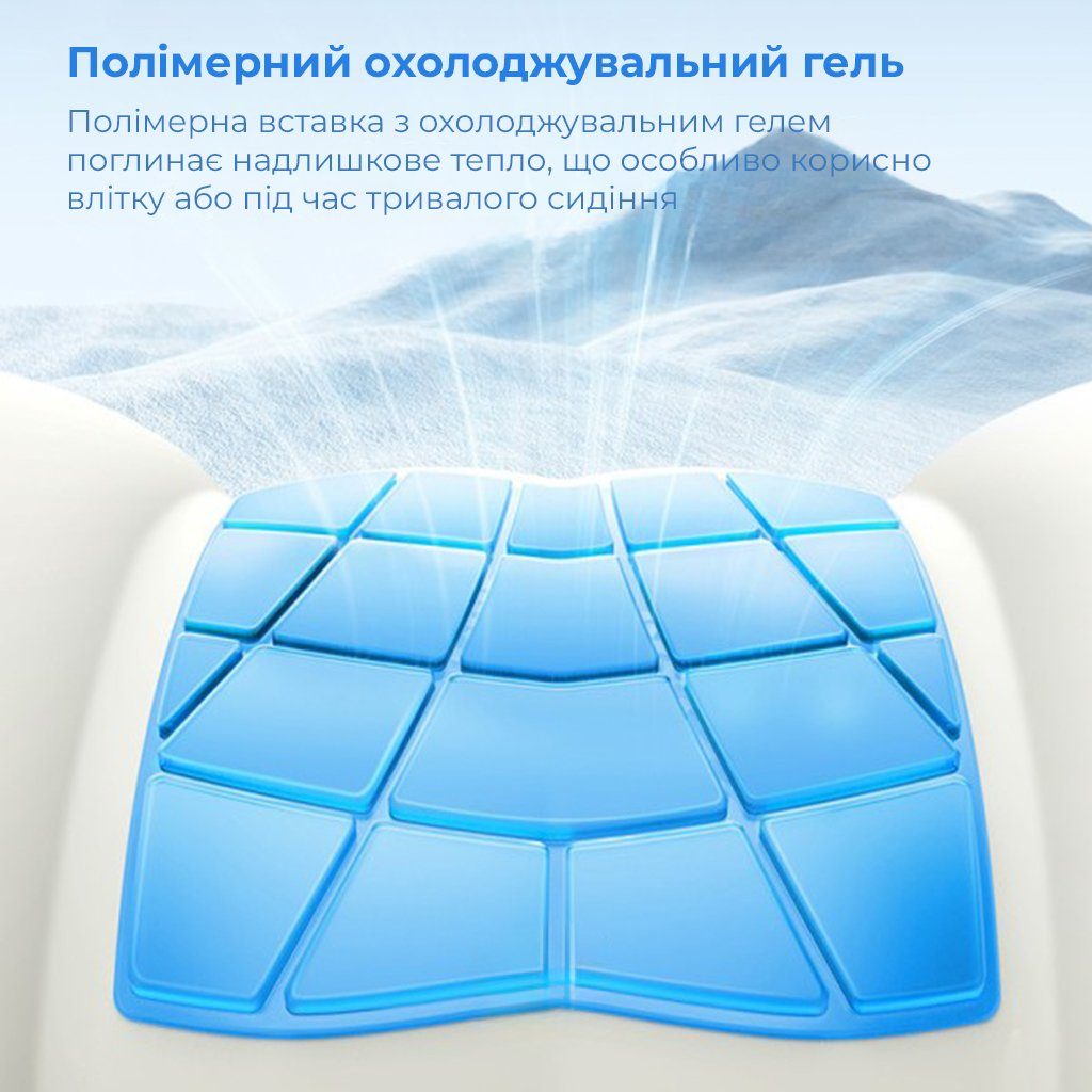 Подушка підголівник Baseus ComfortRide Series Car Cooling Headrest Cluster Black (C20036402111-00) 8