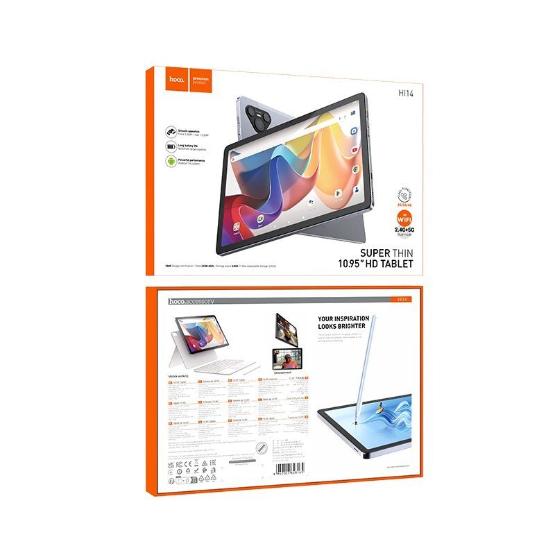 Планшет HOCO HI14 10.95-inch calling tablet PC (Europe Asia and Africa) Starry Gray (6942007648165) 2