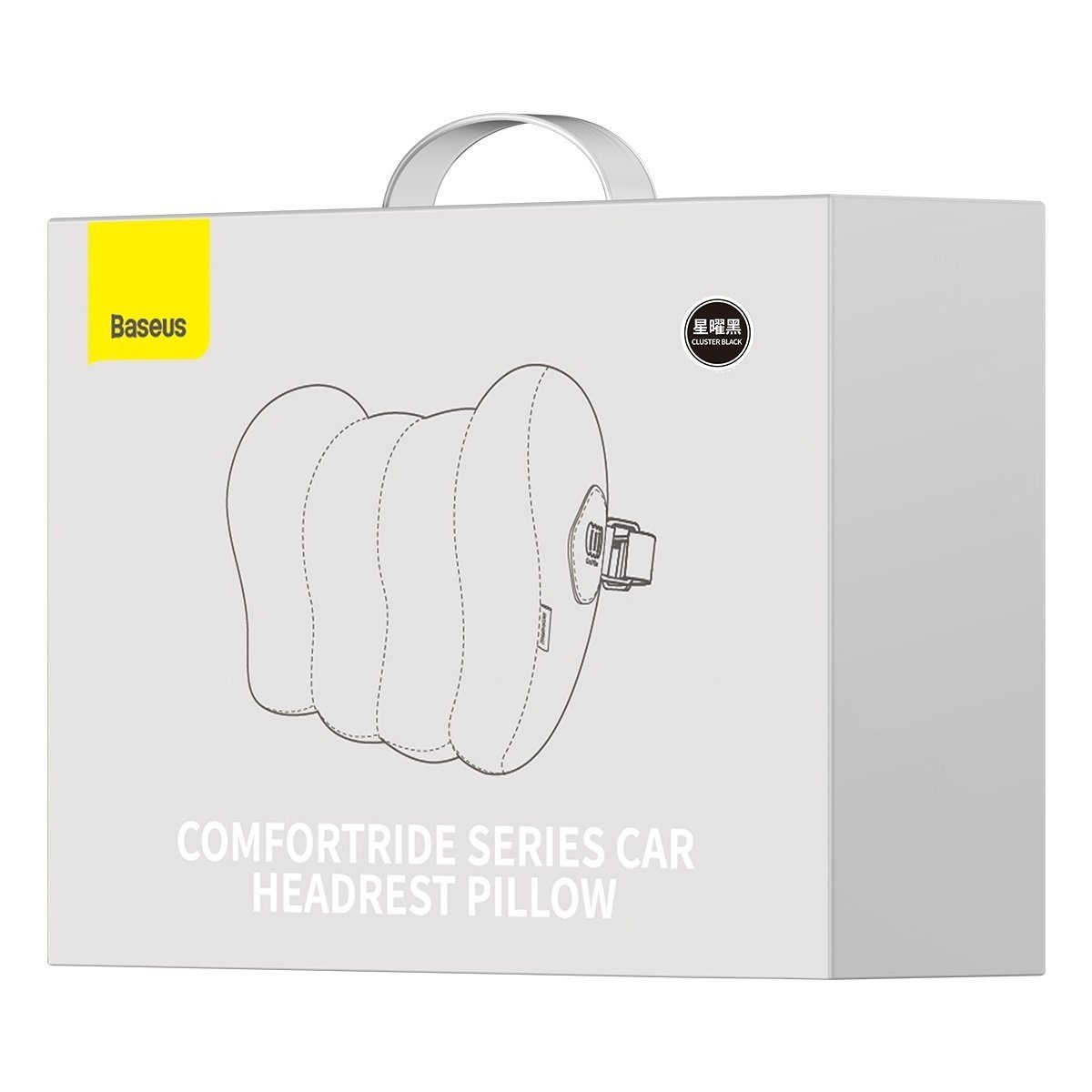 Подушка підголівник Baseus ComfortRide Series Car Headrest Pillow Cluster Black (C20036400111-00) 2