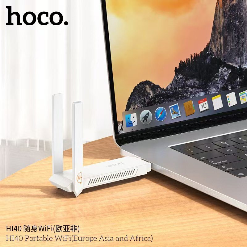 Маршрутизатор HOCO HI40 Portable WiFi (Europe Asia and Africa) White (6942007647977) 5