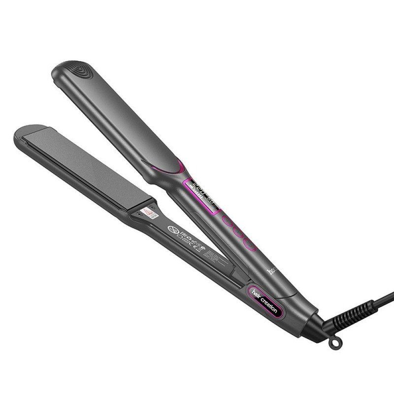 Вирівнювач для волосся з цифровим дисплеєм HOCO HP42 Wide board hair straightener with digital display(EU) Gray (6942007631648) 6