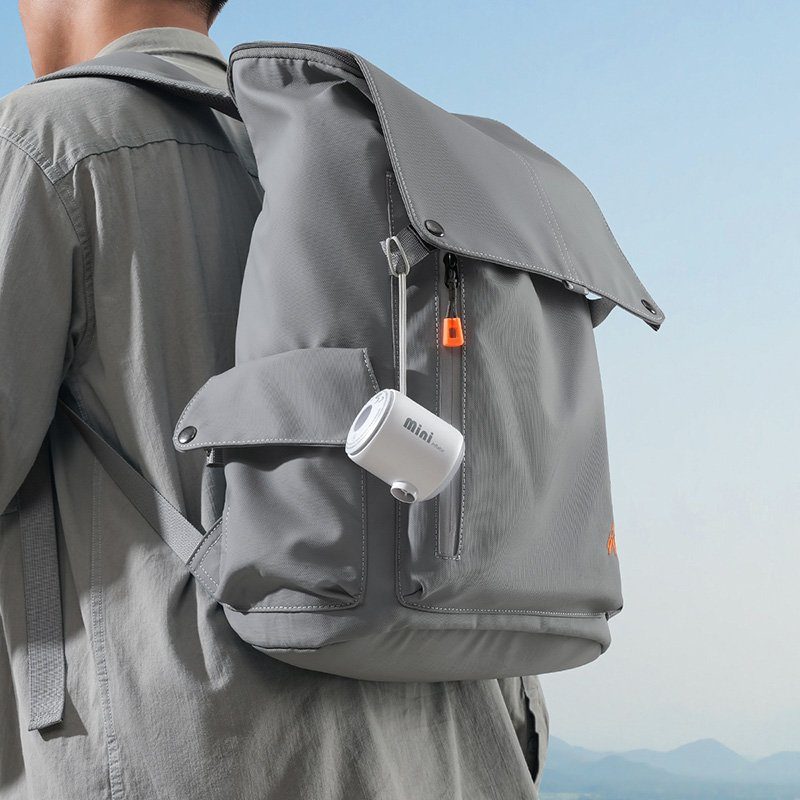 Портативний насос для матраців Baseus PocketGo Portable Air Pump Stellar White (C11157700221-00) 12