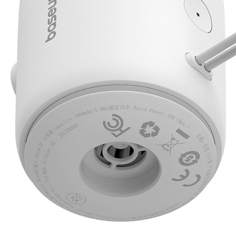 Портативний насос для матраців Baseus PocketGo Portable Air Pump Stellar White (C11157700221-00) 10