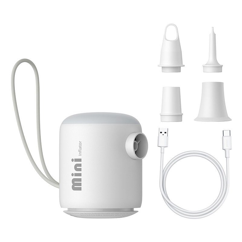 Портативний насос для матраців Baseus PocketGo Portable Air Pump Stellar White (C11157700221-00) 11