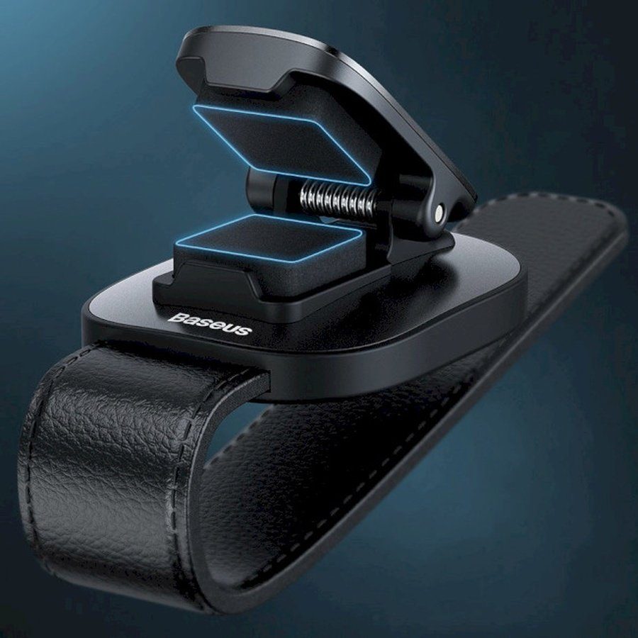 Автомобільний тримач для окуляр Baseus Platinum Vehicle eyewear clip（clamping type）Black (ACYJN-B01) 4