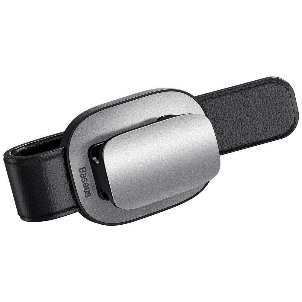 Автомобільний тримач для окулярів Baseus Platinum Vehicle eyewear clip（clamping type）Silver (ACYJN-B0S) 3