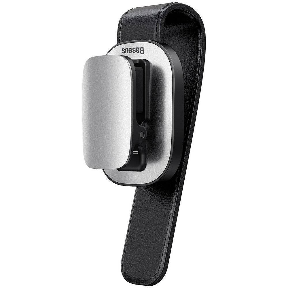 Автомобільний тримач для окулярів Baseus Platinum Vehicle eyewear clip（clamping type）Silver (ACYJN-B0S)