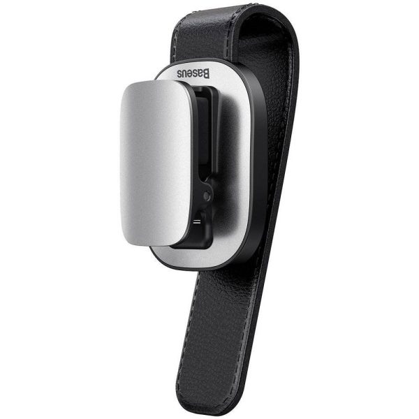 Автомобільний тримач для окулярів Baseus Platinum Vehicle eyewear clip（clamping type）Silver (ACYJN-B0S)