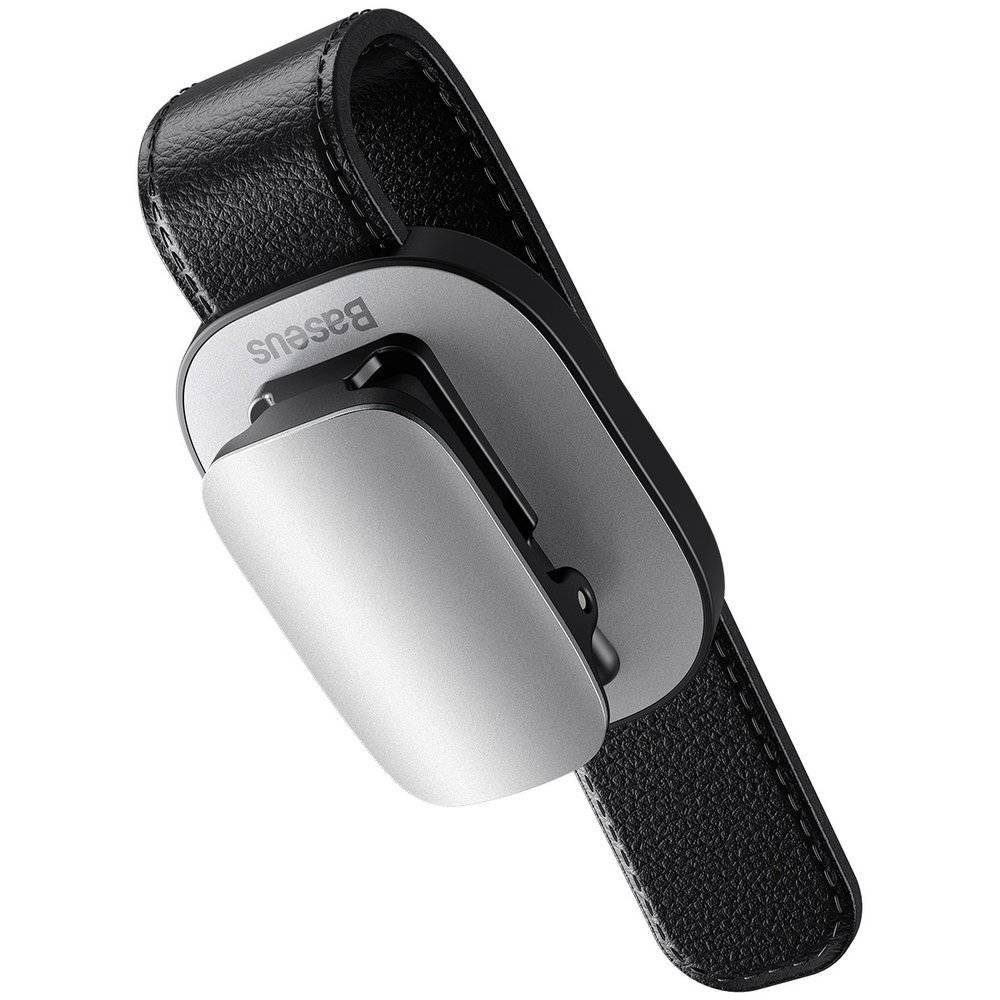 Автомобільний тримач для окулярів Baseus Platinum Vehicle eyewear clip（clamping type）Silver (ACYJN-B0S) 4