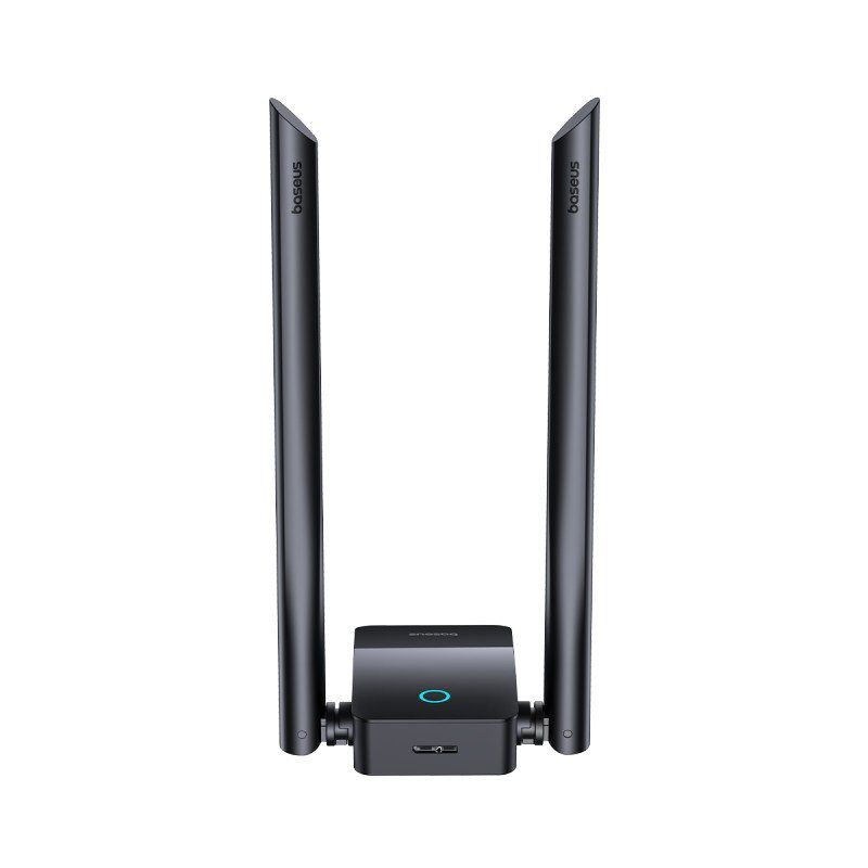 Адаптер Baseus FastJoy Series WiFi Adapter 1300Mbps（External Antenna）Cluster Black (B01317600111-05) 4