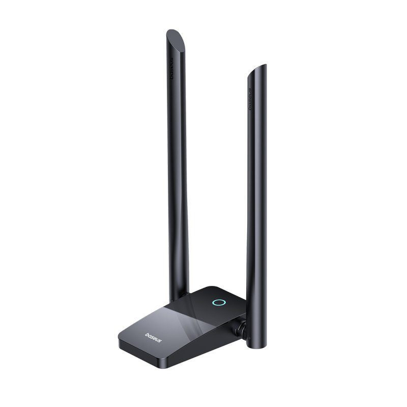 Адаптер Baseus FastJoy Series WiFi Adapter 1300Mbps（External Antenna）Cluster Black (B01317600111-05)