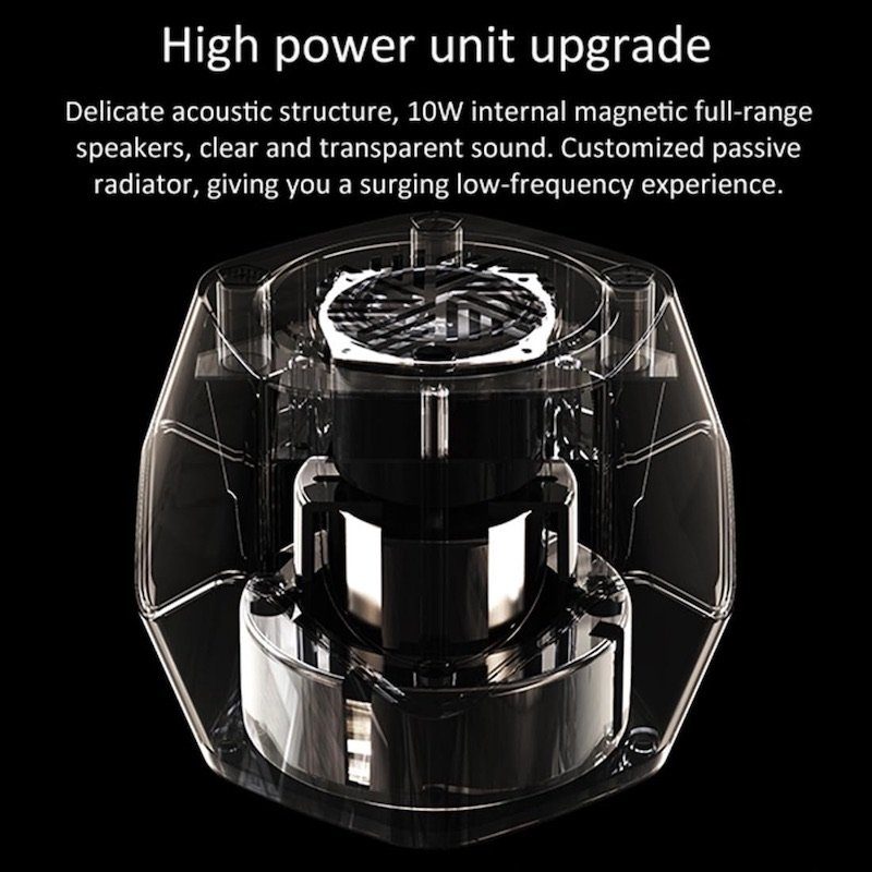 Ферофлюїдна музична лампа Pentagram Magnetic Fluid Audio Lamp Black (PMFALB) 7