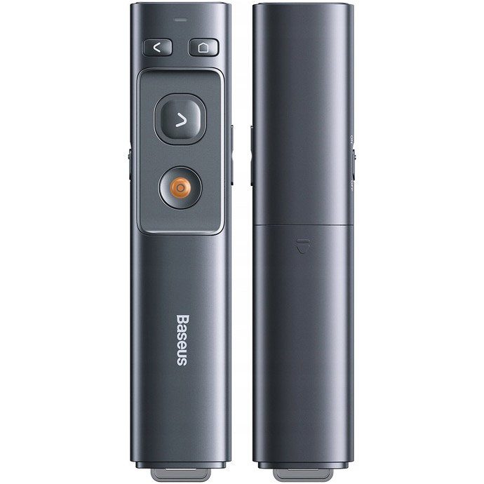 Лазерна указка Baseus Orange Dot Wireless Presenter (Red Laser) Grey (ACFYB-0G) 2