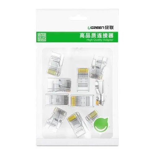 Конектор UGREEN NW120 Cat 6 Unshielded RJ45 Modular Plugs 10 Pack(UGR-50961) (UGR-50961) 8