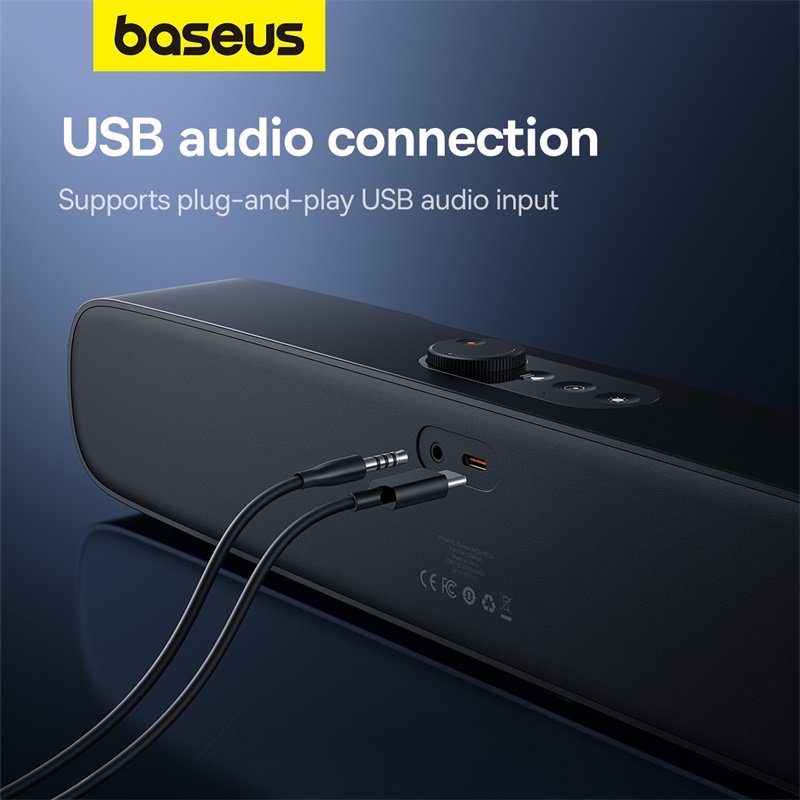 Саундбар Baseus AeQur DS10 Mini Soundbar Cluster Black (A20054402111-00) 12