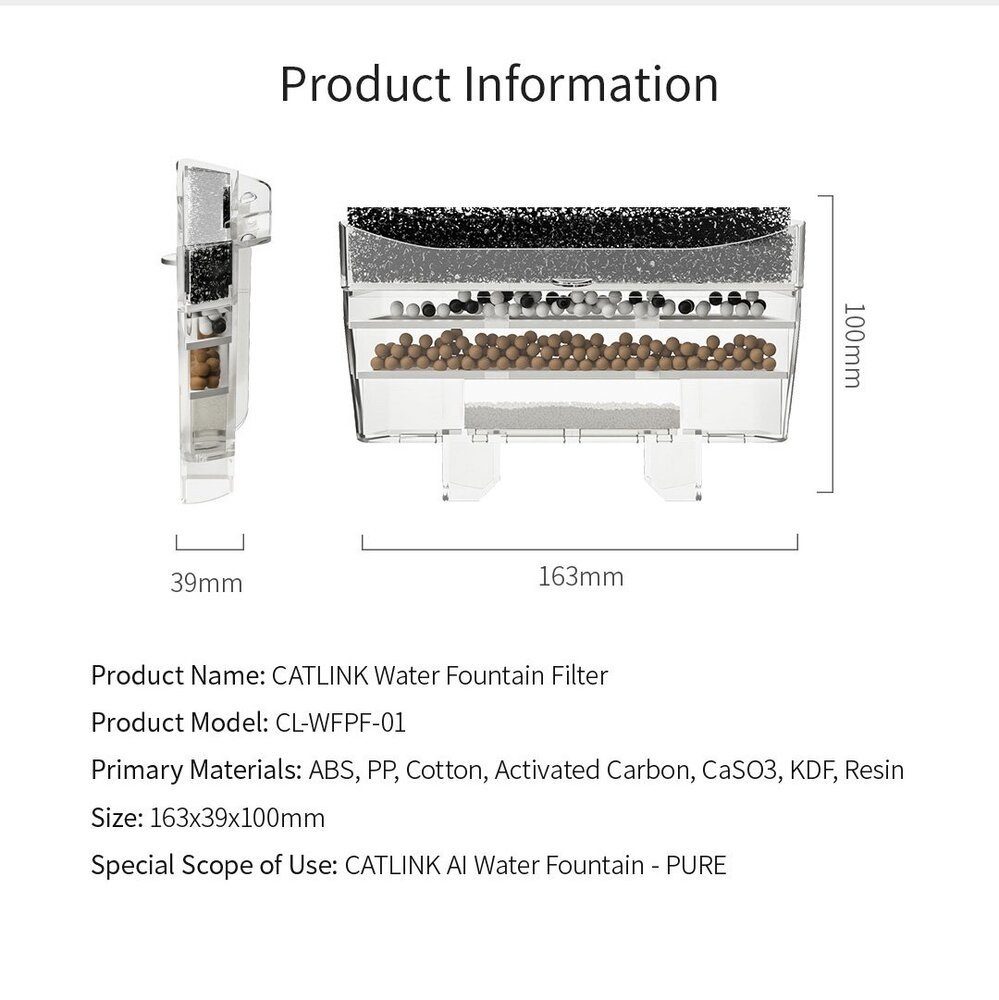 Фільтр CATLINK PURE Water Fountain - 5 шт (6972884750422) 6