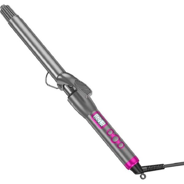 Плойка HOCO HP43 Electric manual curling iron with digital display(EU) Gray (6942007631655)