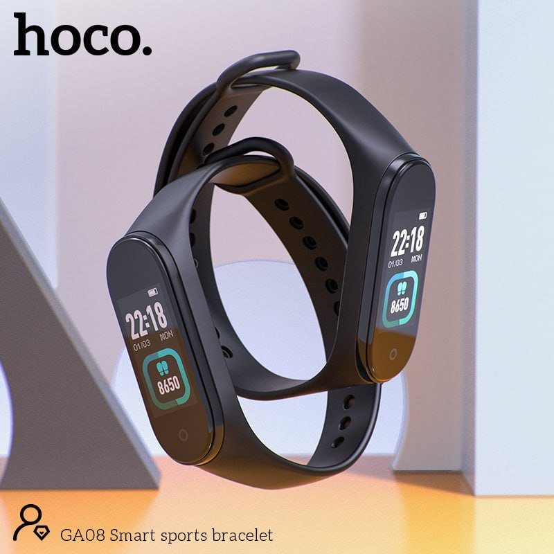 Фітнес-браслет HOCO GA08 Smart sports bracelet(russian version) Black (6931474734891) 7