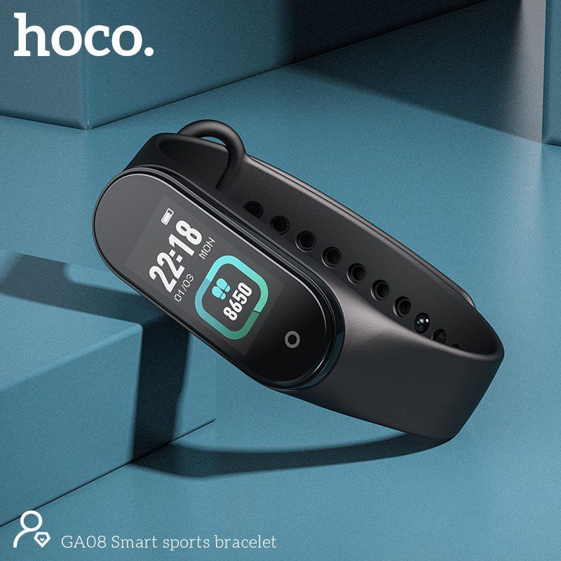 Фітнес-браслет HOCO GA08 Smart sports bracelet(russian version) Black (6931474734891) 6