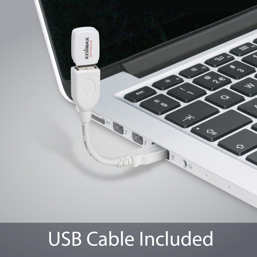 Мережева карта Wi-Fi Edimax EW-7722UTN V2 (EW-7722UTN-V2) 4