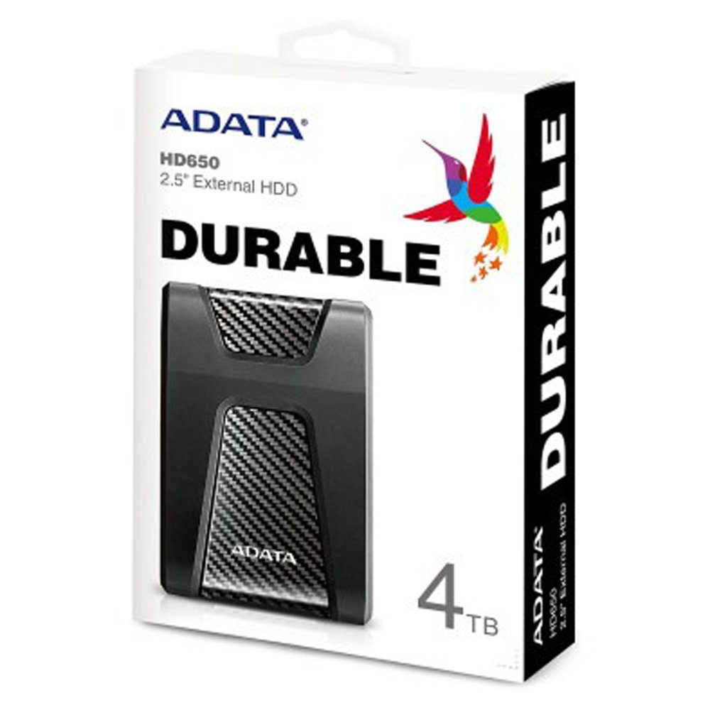 Зовнішній жорсткий диск PHD External 2.5'' ADATA USB 3.0 DashDrive Durable HD650 4TB Black (AHD650-4TU31-CBK) 2