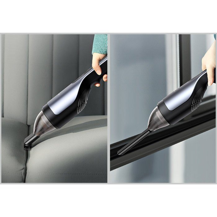 Автомобільний пилосос Usams US-ZB108-1 Mini Handheld Vacuum Cleaner Black (XCQZB10801) 4