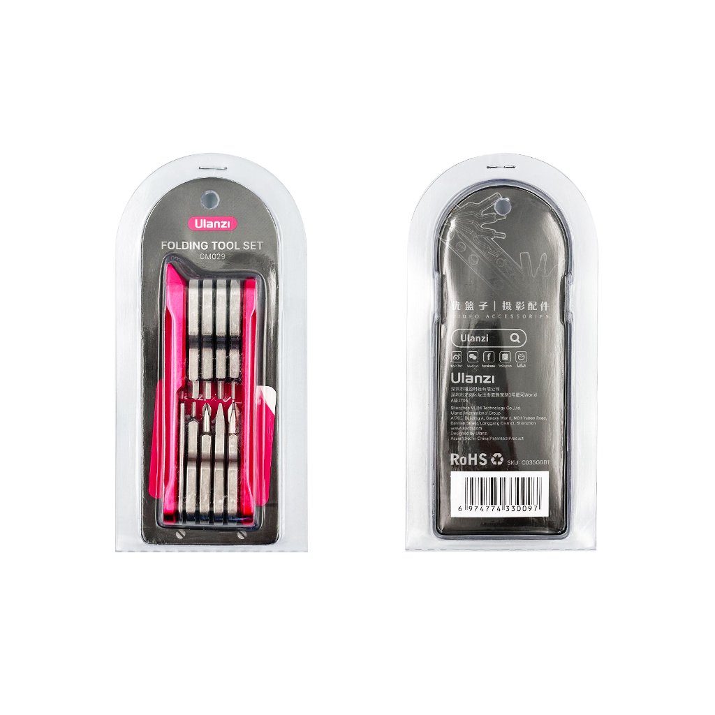 Мультитул Ulanzi Vijim Folding Tool Set With Screwdrivers And Wrenches (C035GBB1 CM029) (C035GBB1) 2