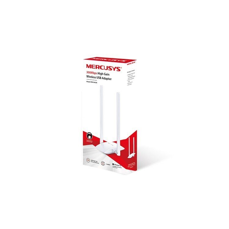 Мережева карта Wi-Fi Mercusys MW300UH (MW300UH) 3