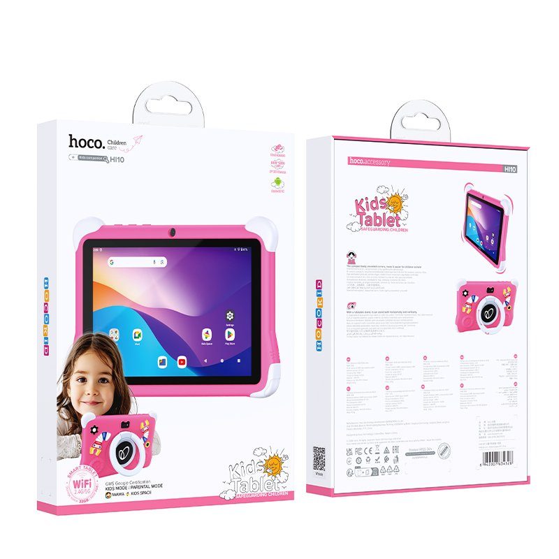 Планшет HOCO HI10 8-inch children tablet PC Pink (6942007634328) 2