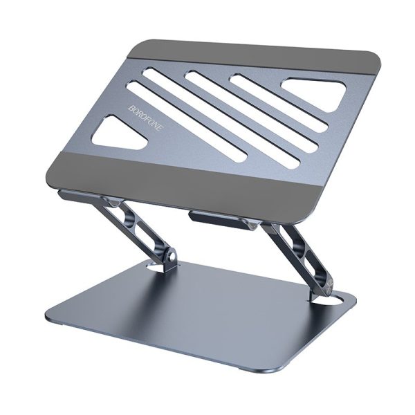 Підставка для ноутбука BOROFONE BH115 Plus Vito metal notebook stand Metal Gray (6941991112454)
