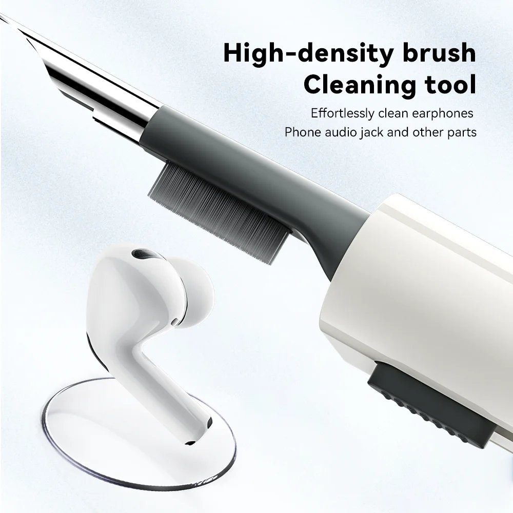 Набір для очистки девайсів ESSAGER 5 in 1 cleaning brush White and Grey (EQJ05-QF02) 5
