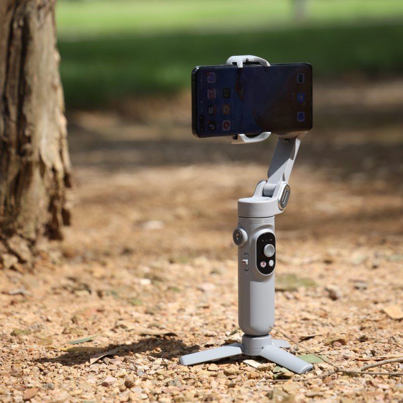 Триосьовий стабілізатор AOCHUAN Professional Gimbal Stabilizer for Smartphone SMART X Сірий (AOCHUAN-SMARTX-G) 9